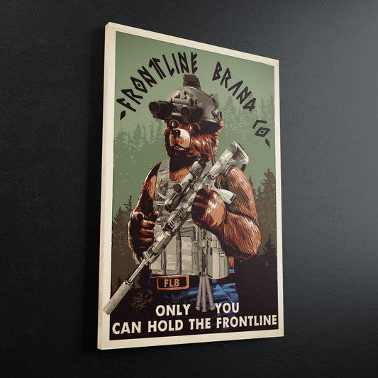 Operator Frontline Smokey Bear Canvas Print